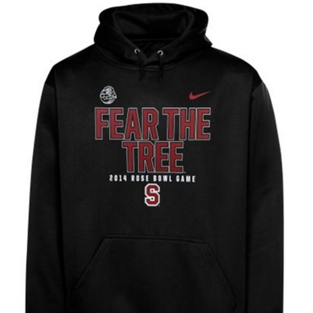 RARE Nike Therma-Fit Stanford Cardinal Fear Tree Football Team Hoodie sweatshirt